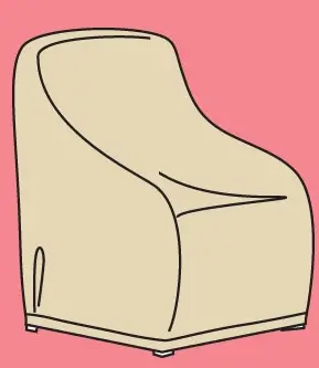XL Lounge & Club Chair Cover – Reinforced CP241 Outdoor Cover