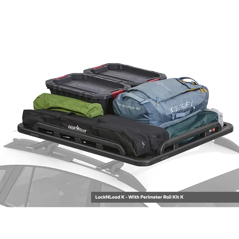 Yakima LockNLoad Platform K – 55×49 Inch Compact 2-Bar Rooftop Carrier
