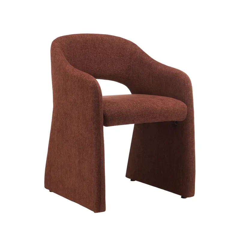 Yavin Paprika Red Dining Chair – Vibrant Upholstered Dining Seat