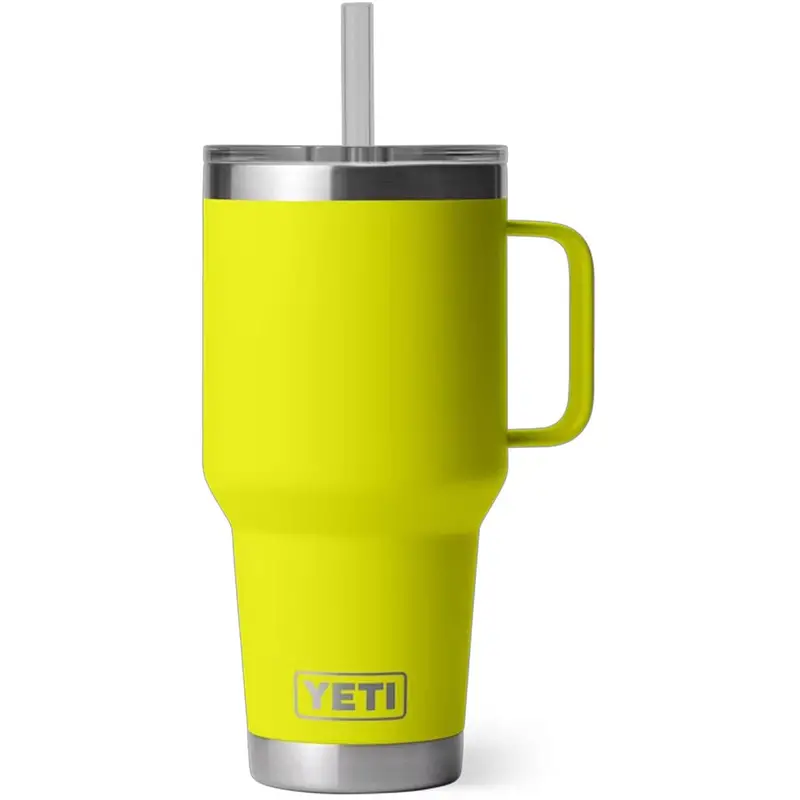 Yeti Rambler 35 oz Tumbler with Straw Lid – Insulated Stainless Steel