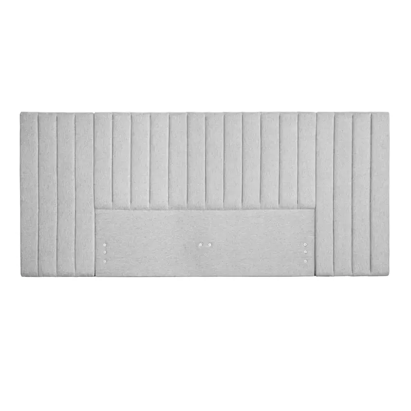 Zander Extended Headboard – Paloma Grey Upholstery