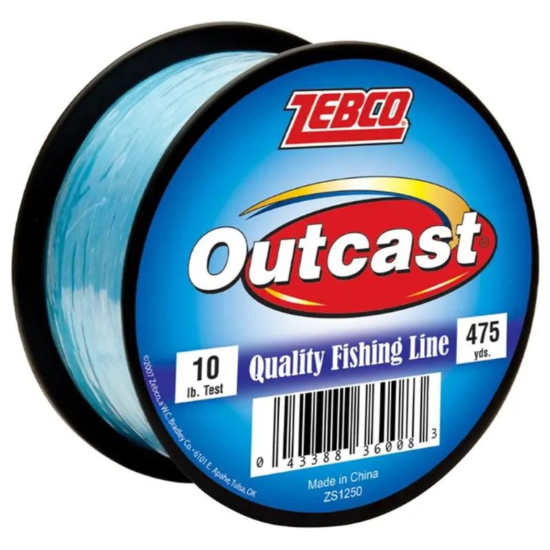 Zebco Outcast Monofilament Fishing Line – 10 lb Test Strength