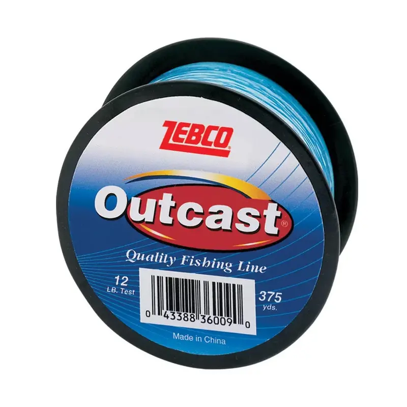 Zebco Outcast Monofilament Fishing Line – 12 lb Test Strength