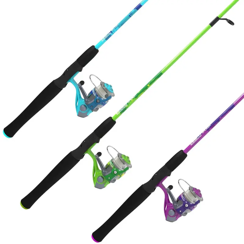 Zebco Splash Two-Piece Spinning Rod – 6-Inch Compact Size