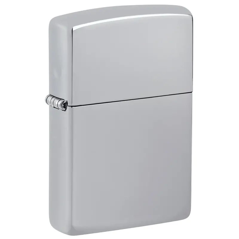 Zippo Classic Windproof Lighter – High-Polish Chrome Edition