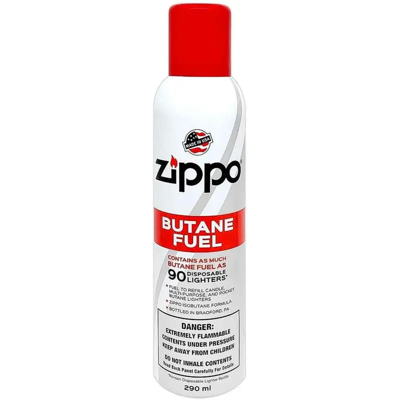 Zippo Odorless Butane Fuel – 290 ml Refill for Lighters & Warmers